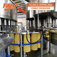 Mesin Pengisian Minyak Goreng Otomatis Multi-fungsi Presisi Tinggi Kontrol PLC Bahan Stainless Steel 304/316 Sistem Pengisian Gravitasi/Plunger 5L