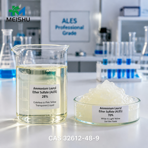 MEISHU Lauryl Éther Sulfate d'Ammonium (<span class=keywords><strong>ALES</strong></span>) CAS 32612-48-9 Liquide 28% Gel 70% Tensioactif pour Shampoing et Détergent - Product Image 1