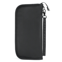 Étui organisateur de documents de voyage familial haut de gamme porta pasaportes familier carte capacieuse protéger porte-passeport RFID portefeuilles