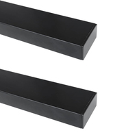 Lot de 2 rampes de sécurité YL pour balustrade de terrasse, escalier, 30x50mm, intérieur/extérieur, 74 pouces
