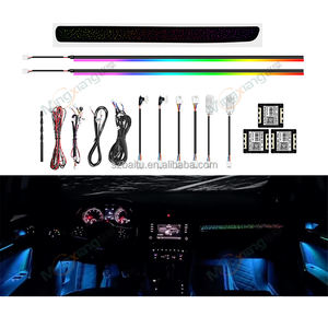 Lumière d'ambiance pour <span class=keywords><strong>Golf</strong></span> <span class=keywords><strong>7</strong></span> 2 portes Décoration intérieure de l'automobile Lumière d'ambiance LED 256 couleurs pour vw <span class=keywords><strong>Golf</strong></span> <span class=keywords><strong>7</strong></span> Lumière d'ambiance - Product Image 3