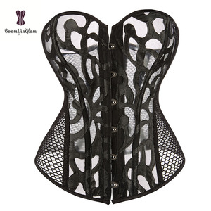 Taglie forti xxxxxxxl Sexy maglia reggiseno Shaper maglia <span class=keywords><strong>Bustier</strong></span> <span class=keywords><strong>bianco</strong></span> e nero donna corsetto <span class=keywords><strong>Top</strong></span> con mutandina - Product Image 2