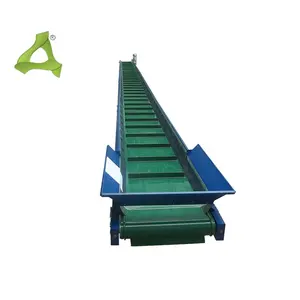 Diy PVC hijau sabuk datar konveyor/sistem sabuk konveyor untuk lini produksi perakitan industri