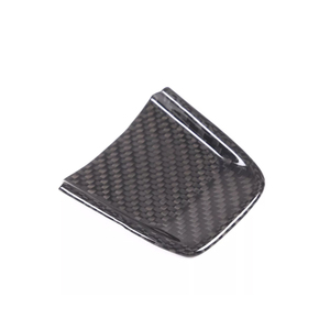 Consola central de fibra de carbono Real, Base de volante con ranura en V, pegatina de Panel <span class=keywords><strong>cuadrado</strong></span> para <span class=keywords><strong>Fiat</strong></span> 595 2022, accesorios de Interior de coche - Product Image 5