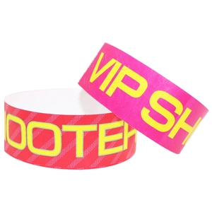 2025 billets d'entrée personnalisés bons billets bracelets en plastique parc pour enfants vilain parc à thème Bracelet jetable - Product Image 3