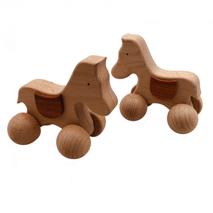 Juguete artesanal de madera de haya orgánica para niños de 2 a 4 años Artesanías en madera educativas - Product Image 4