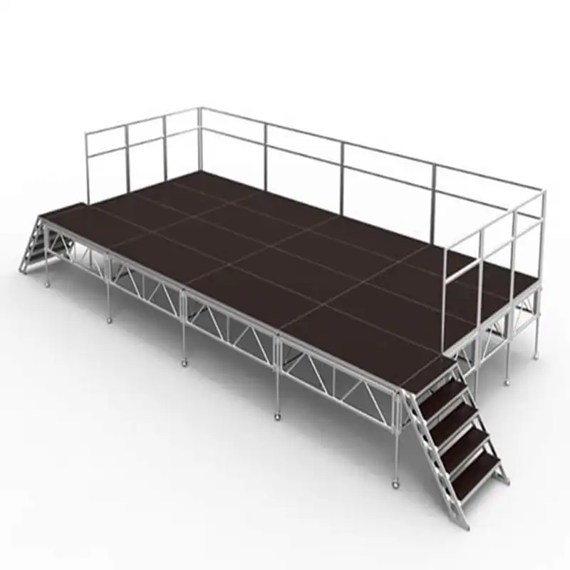 Aluminium Stage Mobile Show Stage Tragbares Fachwerk-Display Outdoor Folding Stage Platform Support OEM
