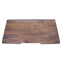 Vente en gros Bureau de jeu moderne pour la maison Dessus de table en noyer noir de haute qualité avec Live Edge Conception OEM personnalisée pour le bureau
