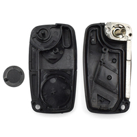 Car Key Fob Shell Car Key Housing Case Remote with Battery Door SIP22 Uncut Blade