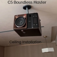 Projecteur maître C5 personnalisé avec écran de 300 pouces, laser tricolore 4K, 6800 ISO, refroidissement liquide, 240 Hz pour le jeu