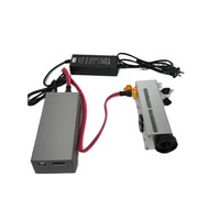 Allumeur laser optique 260W, télécommande portable, portée de 50 mètres, source de pompe avec ventilateur de refroidissement et lentilles 50X 15X 2