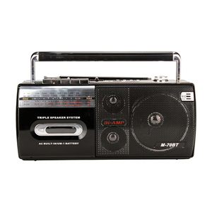 Reproductor de Casetes Retro Personalizado, Radio AM FM SW, Ranura USB TF, Boombox Recargable para Camping, Regalo - Product Image 6