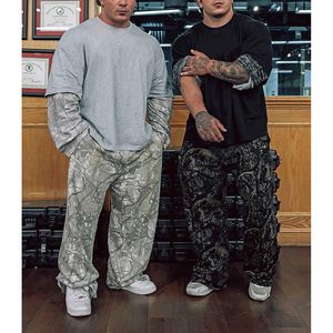 Pantalones Deportivos Holgados Personalizados para Hombre, Impresión por Sublimación, Transpirables, con Bolsillos, para Entrenamiento, Ropa Deportiva Urbana - Product Image 1