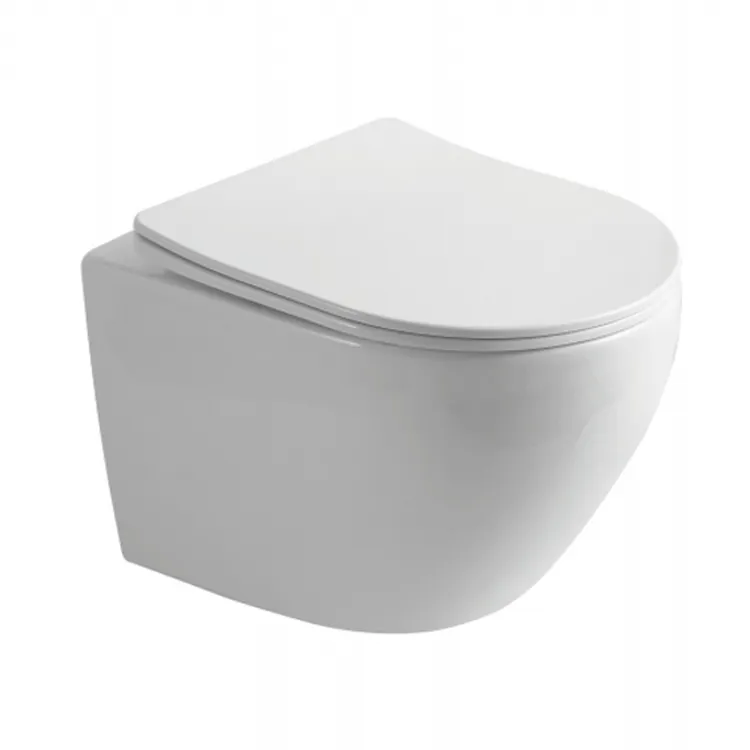 Высококачественный дешевый Цельный унитаз для ванной комнаты современный настенный унитаз