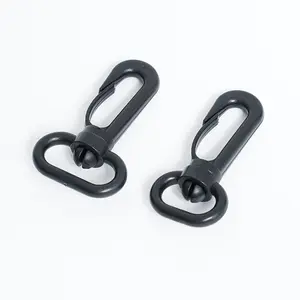 Wholesale Plastic Webbing Belting Trigger Clips Snap Swivel Hook Buckle Snap Hooks Rotary Swivel Rocker Backpack Buckles 13MM