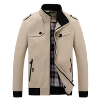 Veste d'hiver pour homme de haute qualité personnalisée, épaisse, en polyester, chaude, coupe-vent, à manches longues, style décontracté vintage