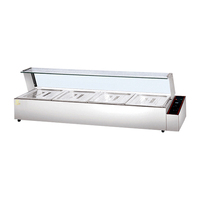 Conteneur électrique d'aliments, piscine de conservation de la chaleur, pratique chaîne de supermarché, tient chaud, g