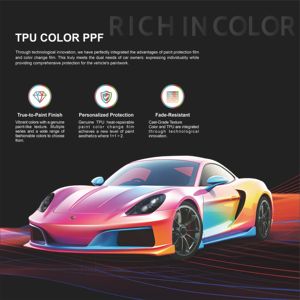 Pellicola Protettiva per Auto in TPU Lucida e Duratura, Rosso Ferrari Cristallino, Impermeabile, per Vernice PPF - Product Image 4