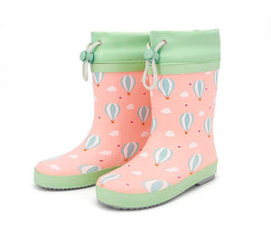 Gummi Gummistiefel Kinder Regen Wasserdicht welly Tie <span class=keywords><strong>Top</strong></span> Kragen Unisex Kinder Gummistiefel - Product Image 3