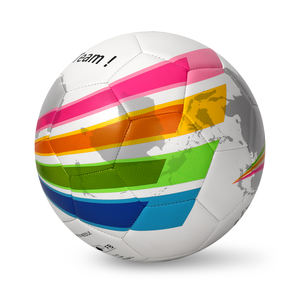 Balón de Fútbol Tallas 3, 4, 5 con PU, TPU, PVC de Alta Calidad y Cámara de Butilo y Nylon Avanzada para Entrenamiento en Interiores y Exteriores - Product Image 1