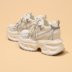 Baskets pour femmes Printemps-Été 2026 Nouvelle Collection Maille Respirante avec Talon Intégré de 8 cm Baskets Décontractées Polyvalentes pour Femmes - Product Image 6