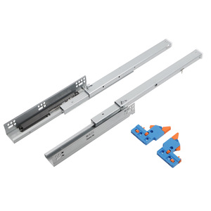 Concealed Bottom Mounted Three Section Damping <b>Slide</b> 40 In 30Kg Load Capacity Soft Close <b>Drawer</b> Rail Furniture - Product Image 5