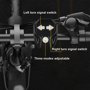 Luz Trasera LED Recargable USB para Bicicleta, Ultra Brillante, Resistente al Agua, de Larga Duración, con Bocina y Señal de Giro - Product Image 4