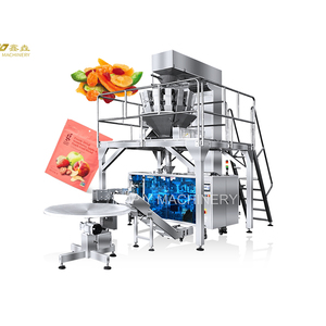 Máquina automática de envasado Doypack de frutas secas de almendras, bolsa prefabricada, máquina de envasado de anacardos de nuez de maní con pesadora multicabezal - Product Image 1