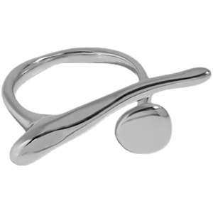 S925 Sterling Silver Geometric <b>Open</b> <b>Ring</b> For Women Adjustable Index Finger Everyday Wear Jewelry - Product Image 5