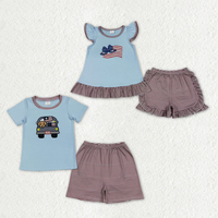 Mono sin mangas con estampado de la bandera americana para niña, ropa informal para niños pequeños, ajuste holgado, para el 4 de julio