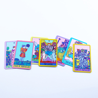 Cartes de tarot Oracle personnalisées de haute qualité 2024 (Tarot de Marseille) Impression CMJN/PMS Jeux de cartes de tarot en papier Emballage de type livre