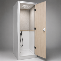 Ensemble complet d'armoires de salle de bain en aluminium alvéolé pour conversion de fourgon, aménagement intérieur personnalisé, léger, ignifuge, douche pour camping-car