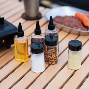 Échantillon Gratuit : Sac de Rangement pour Pots à Épices de Camping en Plein Air / Ensemble Combiné de Bouteilles d'Assaisonnement pour Barbecue - Product Image 4