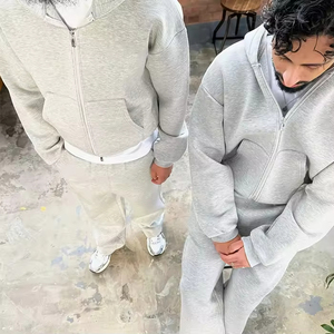 Clothing Manufacturers Custom Jogging Suit Gym Fitness Sports Loose Fit <strong>Tracksuit</strong> High Quality Baggy Sweatpants and Hoodies Set - Product Image 6