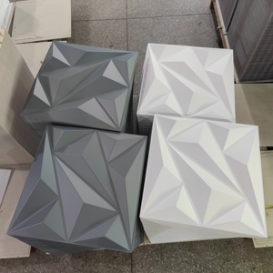 Pannelli Murali in PVC ZJ 50*50 cm, Design 3D, Adesivi da <span class=keywords><strong>Parete</strong></span> per Decorazione d'Interni - Product Image 6