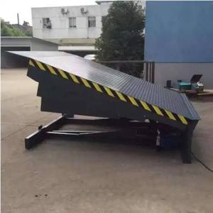 고정식 보딩 브리지 유압 로딩 램프 6-10톤 신차오웨 DCQG8-0.7 2000x2000mm 창고 트럭 컨테이너 적재용 - Product Image 4