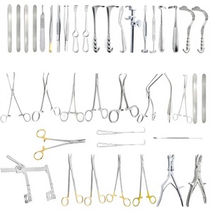 Juego de Instrumentos para Toracotomía, Separador de Costillas Burford Finochietto, Retractor Pulmonar Allison, Elevador de Costillas Doyen - Product Image 1