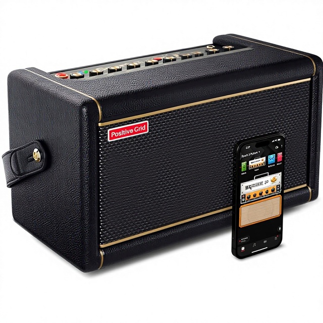 Positive Grid Spark 2 50W Smart Guitar Practice Amp for Speaker Built-in Looper AI Features Smart App Electric Acoustic