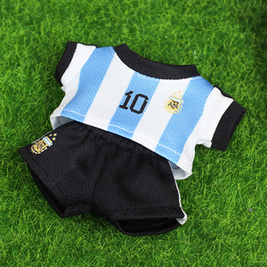 Rabbu Ropa Universal para Muñecas, Camiseta de Fútbol Estilo Argentina 10 para Muñecas de Vinilo de Primera y Segunda Generación - Product Image 2