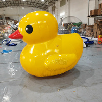 Canard gonflable de publicité jaune personnalisé canard d'eau gonflable grand canard en caoutchouc à vendre