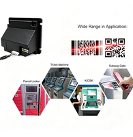 Escáner de Código de Barras MF61 Omnidireccional USB RS232 CCD con Fuente de Luz, Lector de Quiosco de Autoservicio, Lector de Códigos QR 1D 2D, Escáner de Pasaportes MRZ