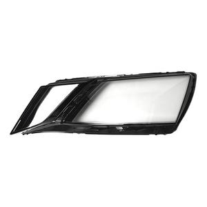 PORBAO per <span class=keywords><strong>OCTAVIA</strong></span>/A7 2017-2019 Versione Cinese Copertura in Plastica per Fari Auto Parti Auto Bordo Nero Trasparente - Product Image 5