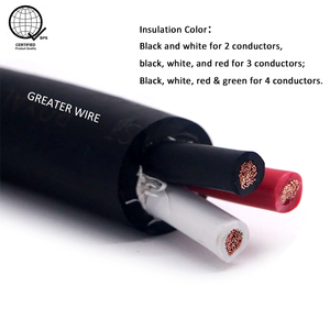 สายไฟฟ้าพีวีซีหุ้มฉนวน4หลัก100แอมป์8AWG 12AWG 10AWG bbps 18AWG 16AWG 2 3 4 5 6 7แกน - Product Image 3