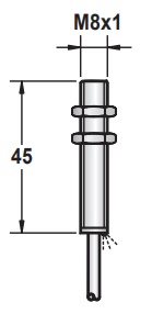 KJT Venta al por mayor M8 3 cables PNP NPN NO NC 120 centígrados Sn 2mm Sensor de proximidad de alta <span class=keywords><strong>temperatura</strong></span> con IP67 - Product Image 6