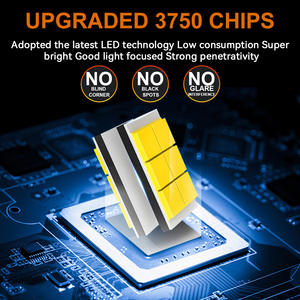 CAR-REFINE M9 PRO H7 120W 12V 12000LM 6500K Sistema de Iluminación LED para Automóviles H1/H3/H8/H9/H11/9005/9006/9012/880/881 OEM ODM - Product Image 4