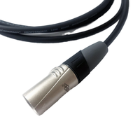 Câble audio pour microphone XLR mâle-femelle SREXACT SVC687V-176-1M, qualité supérieure, coque en alliage de zinc, plaqué nickel, gaine en PVC de 6 mm