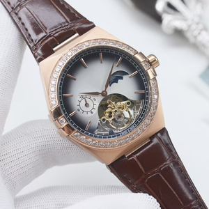 Montre Classique Haut de Gamme Originale de Haute Qualité 41mm Luxe Automatique Mécanique Date Homme Femme Alliage Crocodile Simple - Product Image 5