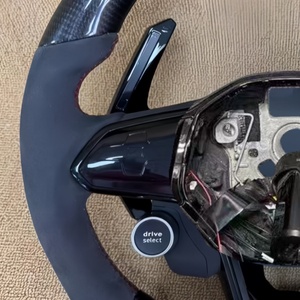Utilisé pour Volkswagen <span class=keywords><strong>Golf</strong></span> 8 Polo GTI Modification de volant, volant en fibre de carbone à diode électroluminescente en carbone forgé - Product Image 3