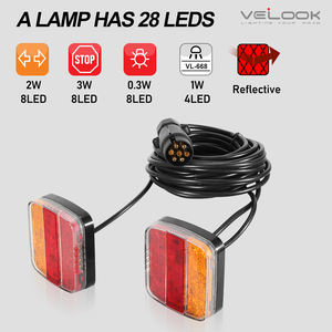 Luz Trasera LED para <span class=keywords><strong>Remolque</strong></span>, Impermeable IP67, 5 Funciones, Homologación ECE, <span class=keywords><strong>Kit</strong></span> de <span class=keywords><strong>Luces</strong></span> para <span class=keywords><strong>Remolque</strong></span> de 12V 24V - Product Image 4