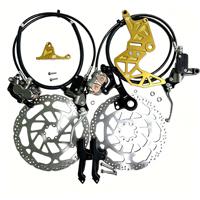 Kit de Freinage Amélioré Haut de Gamme avec Plaquettes Frittées Anodisées Colorées Incluses pour Moto Électrique Talaria (Utilisation Tout-Terrain) – Avant Droit et Arrière Gauche